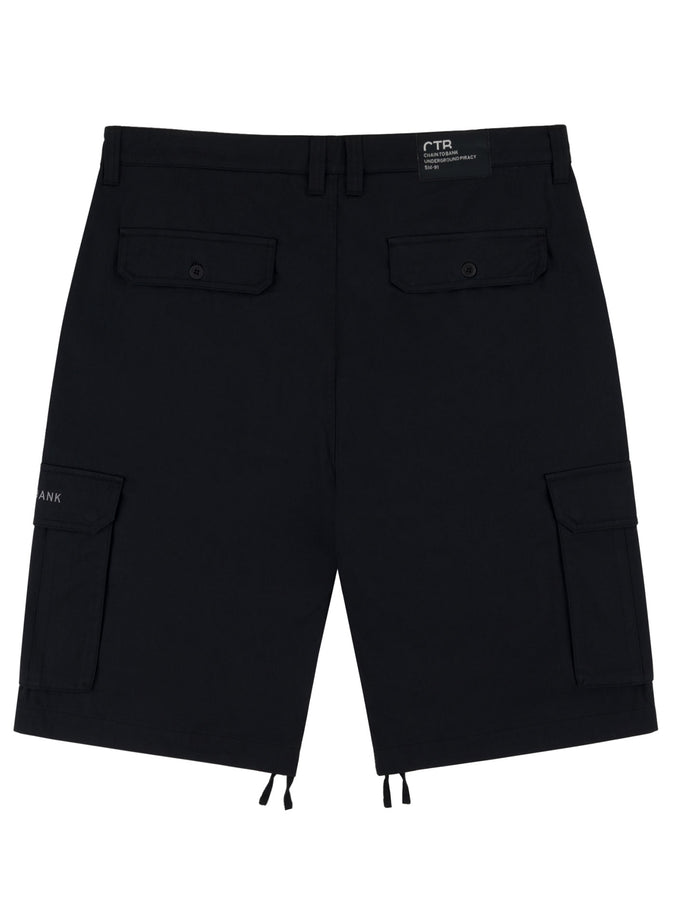 Chain To Bank Run & Gun Twill Shorts Fall 2027 | BLACK