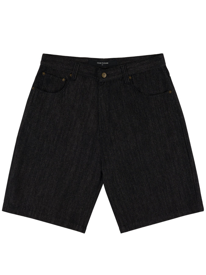 Chain To Bank Millions Baggy Fit Shorts Fall 2027 | RAW BLACK