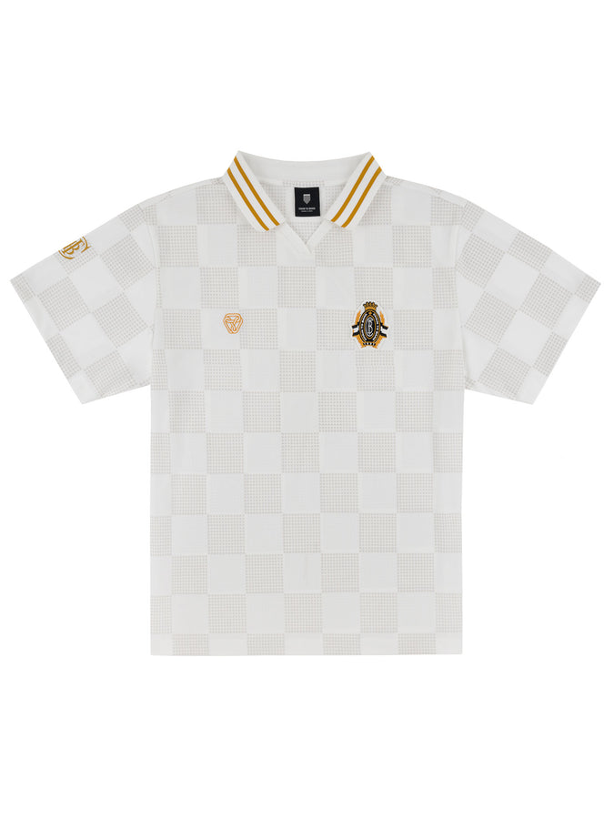Chain To Bank Striker Soccer Jersey T-Shirt Fall 2027 | WHITE