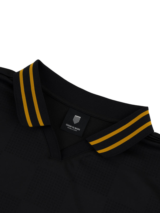 Chain To Bank Striker Soccer Jersey T-Shirt Fall 2027 | BLACK