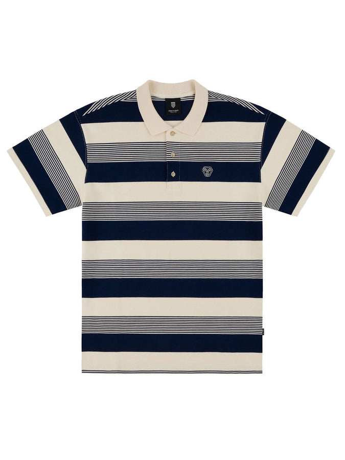 Chain To Bank Living Large Stripes Polo Fall 2027 | NAVY STRIPES