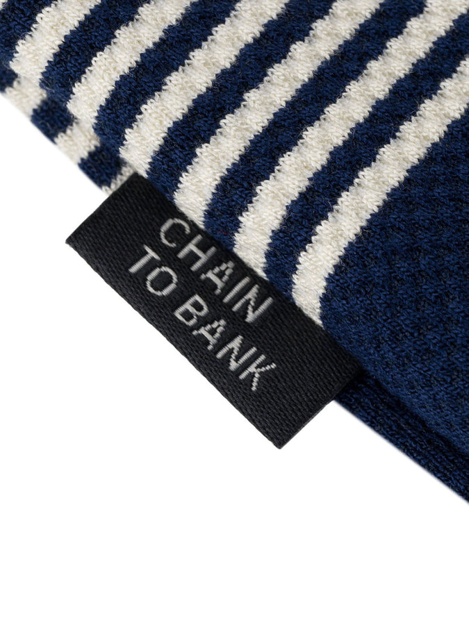 Chain To Bank Living Large Stripes Polo Fall 2027 | NAVY STRIPES