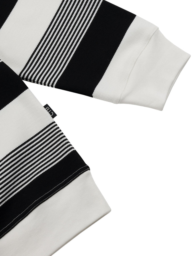 CTB Living Large Stripes Long Sleeve T-Shirt Fall 2027 | BLACK STRIPES