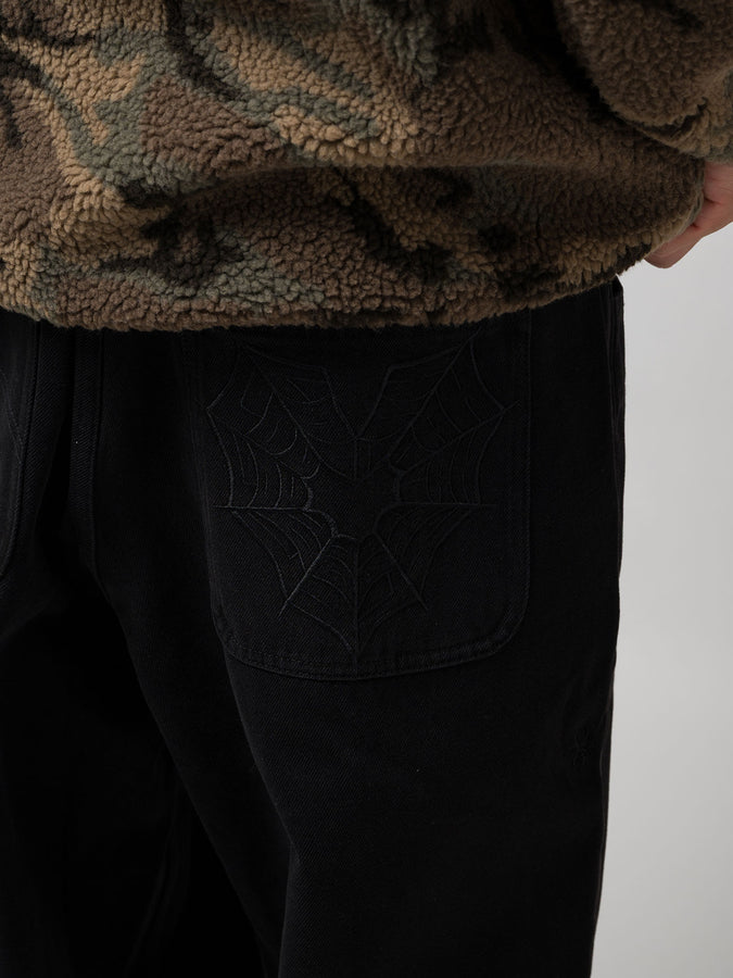 Loviah 1990 Baggy Spiderman 5 Pocket Jeans Fall 2026 | BLACK WASH DENIM