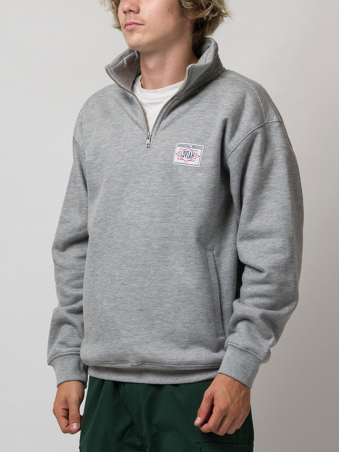 Loviah On The Block 1/4 Zip Sweatshirt Fall 2026 | HEATHER GREY