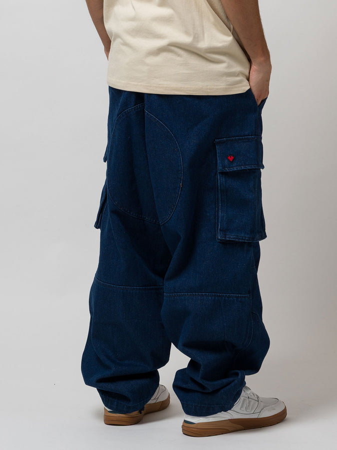 Loviah Heavy Duty Cargo Jeans Fall 2026 | INDIGO MEDIUM WASH