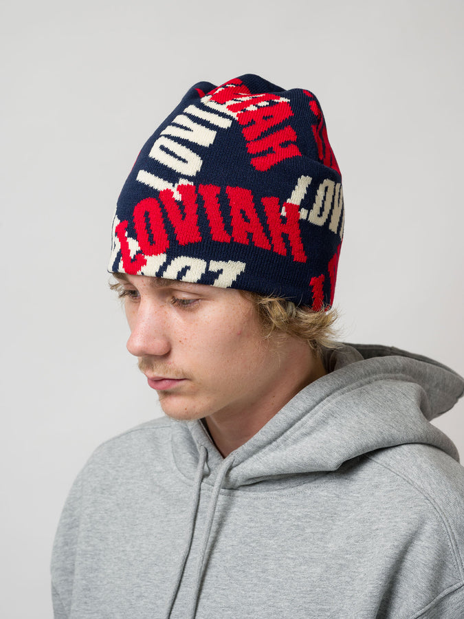 Loviah Arches Beanie | NAVY