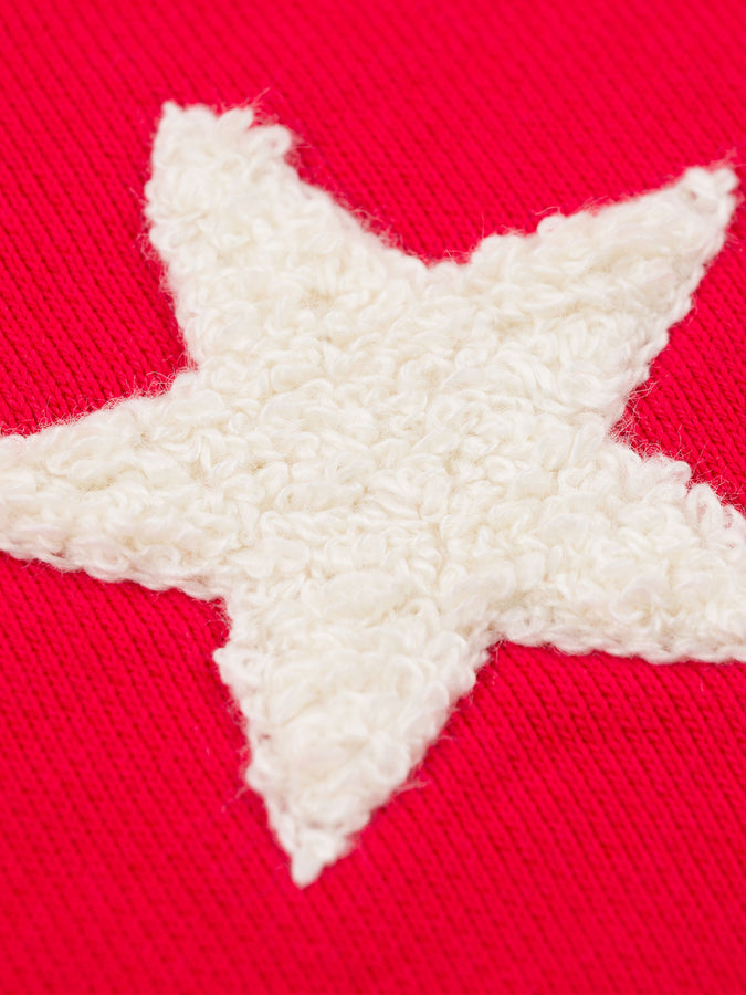Loviah 3 Star Crewneck Sweatshirt Fall 2026 | RED