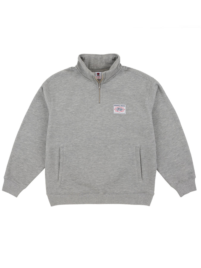 Loviah On The Block 1/4 Zip Sweatshirt Fall 2026 | HEATHER GREY