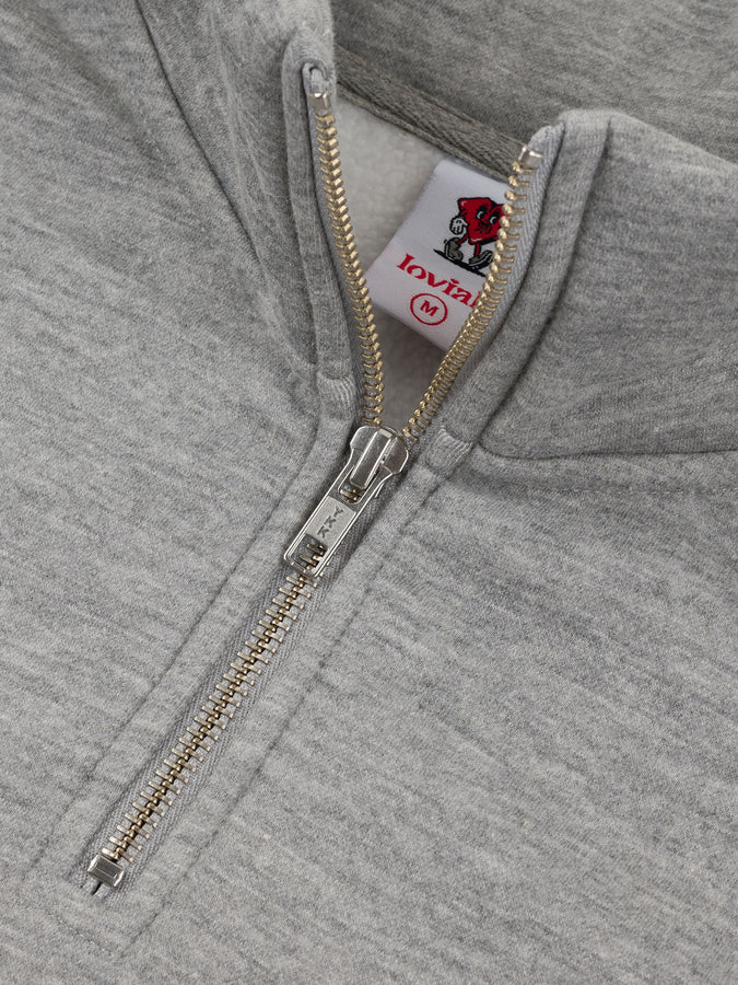 Loviah On The Block 1/4 Zip Sweatshirt Fall 2026 | HEATHER GREY
