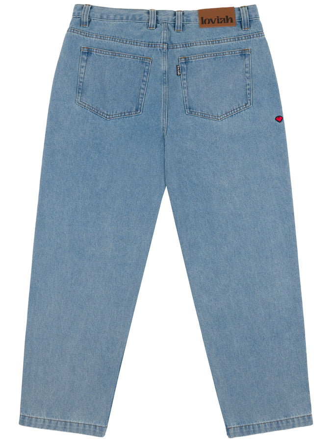 Loviah Og Baggy 5 Pocket Jeans Fall 2026 | INDIGO LIGHT WASH