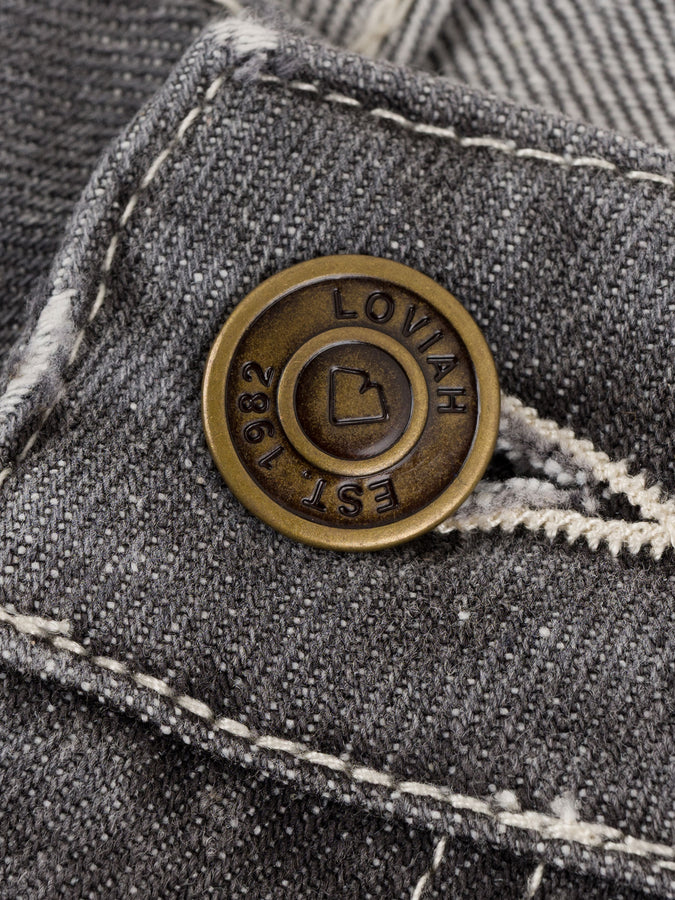 Loviah 1990 Baggy 5 Pocket Jeans Fall 2026 | GREY ACID WASH