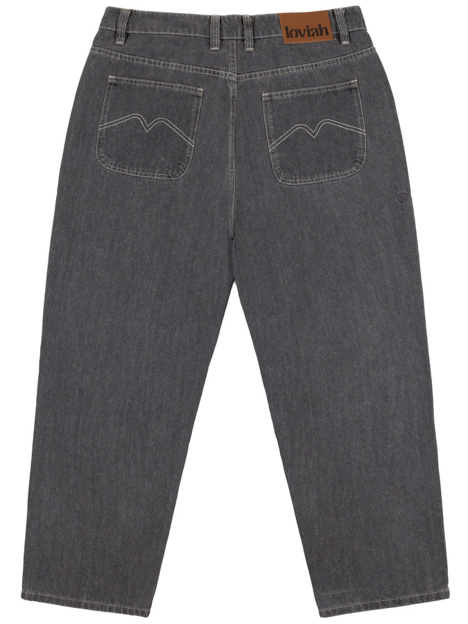 Loviah 1990 Baggy 5 Pocket Jeans Fall 2026 | GREY ACID WASH