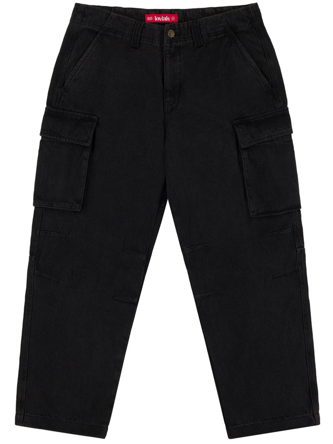 Loviah Heavy Duty Cargo Jeans Fall 2026 | BLACK DENIM