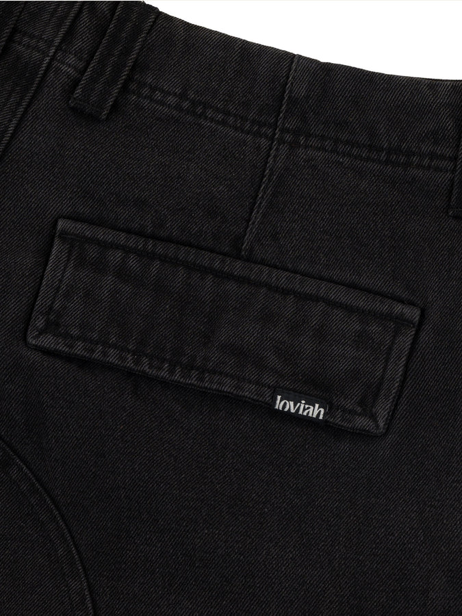 Loviah Heavy Duty Cargo Jeans Fall 2026 | BLACK DENIM