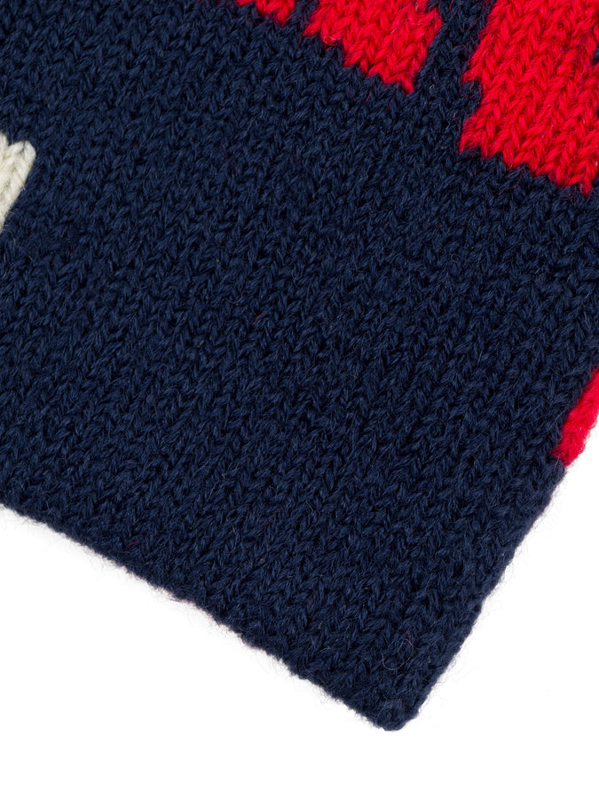 Loviah Arches Beanie | NAVY