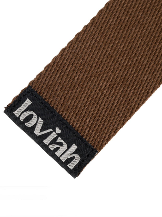 Loviah Peace, Love And Skate Web Belt | BROWN