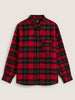 Vans Lawson Mixed Plaid Flannel Long Sleeve Buttondown Shirt Holiday 2026