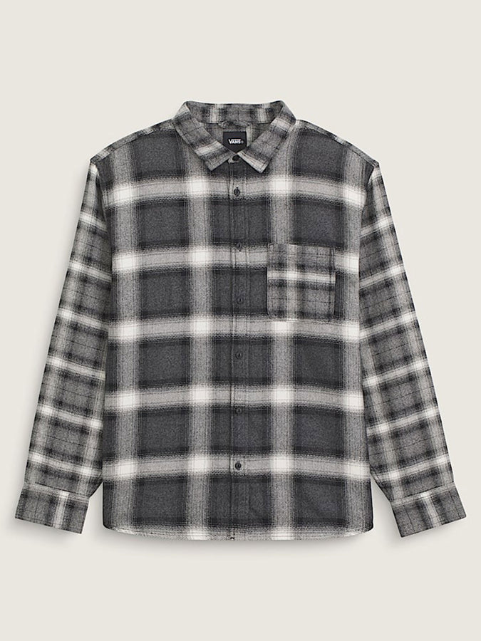 Vans Lawson Mixed Plaid Flannel Long Sleeve Buttondown Shirt Holiday 2026 | CHARCOAL GREY (H91)