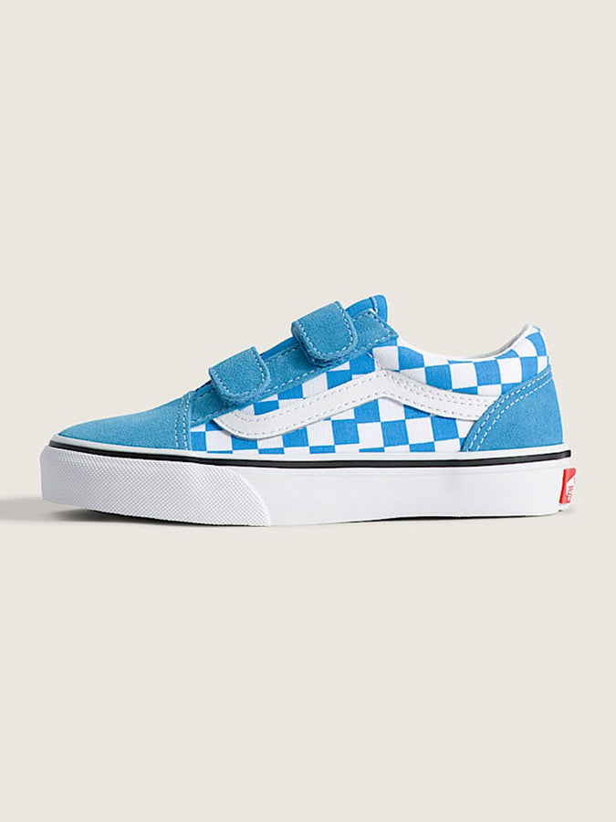 Skool V Color Theory Bright Azure Checkerboard Shoes Spring 2026 | BRIGHT AZURE (FNM)