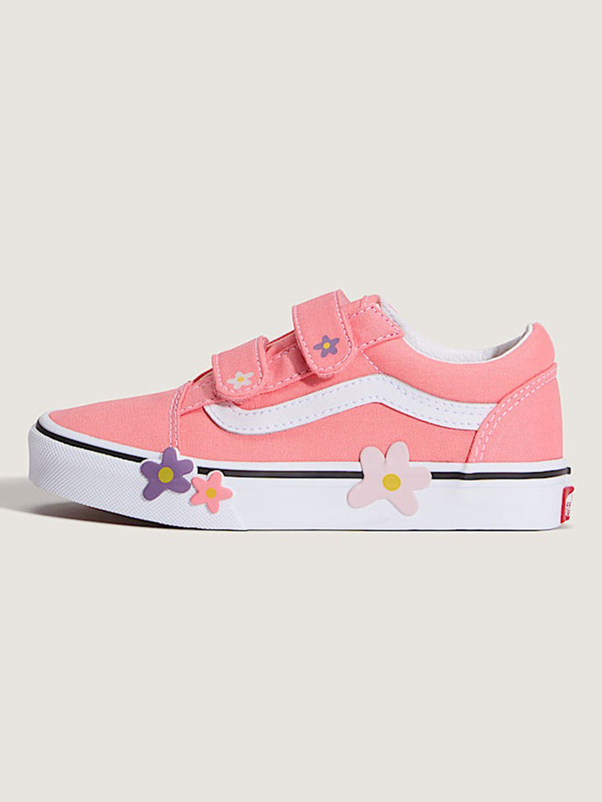 Vans Old Skool V Flower Sunset Blush Pink Shoes Fall 2026 | SUNSET BLUSH PINK (GSB)