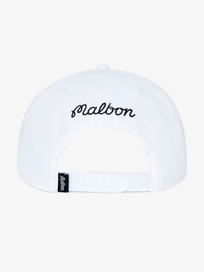 Malbon M Snapback Hat Summer 2026 | WHITE
