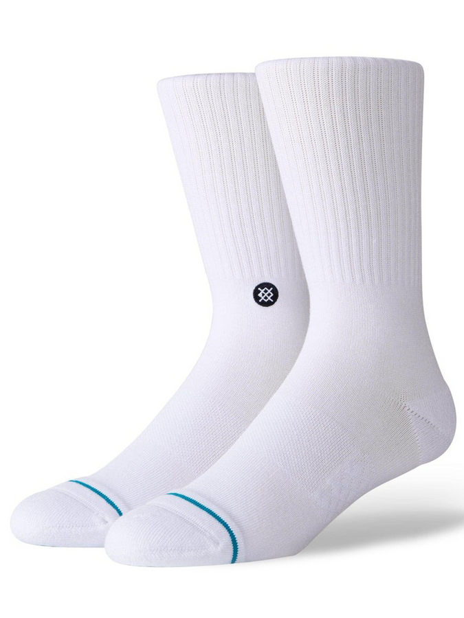 Stance Icon 3 Pack White Socks | WHITE (WHT)