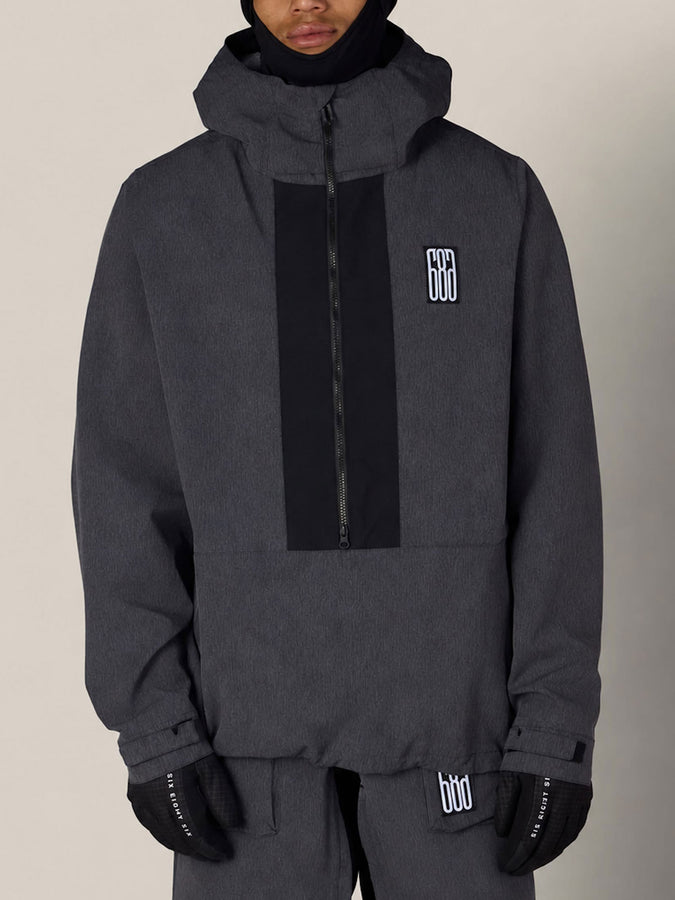 686 Ghost 2.5L Anorak 2027 – Shell Jacket | BLACK DENIM (BLKD)