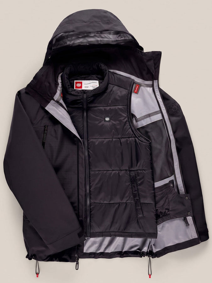 686 Smarty 3-In-1 Rodeo 2027 – Insulated Jacket | BLACK (BLK)