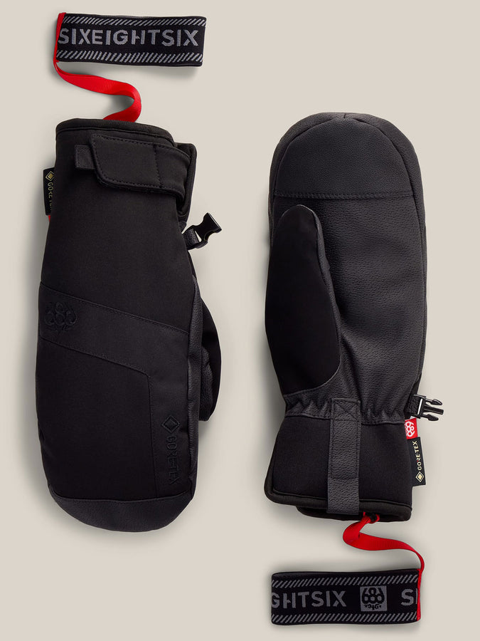 686 GORE-TEX Linear Under Cuff Mitts | BLACK (BLK)