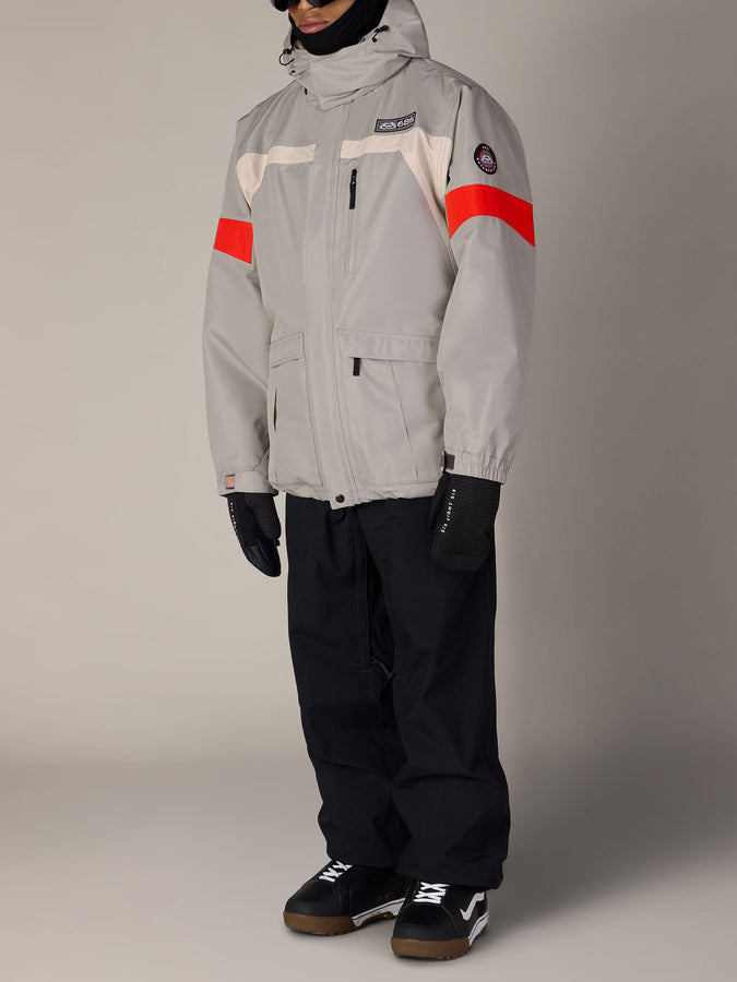686 2001 Logic 2027 – Shell Jacket | LIGHT GREY COLORBLOCK (LGCB)