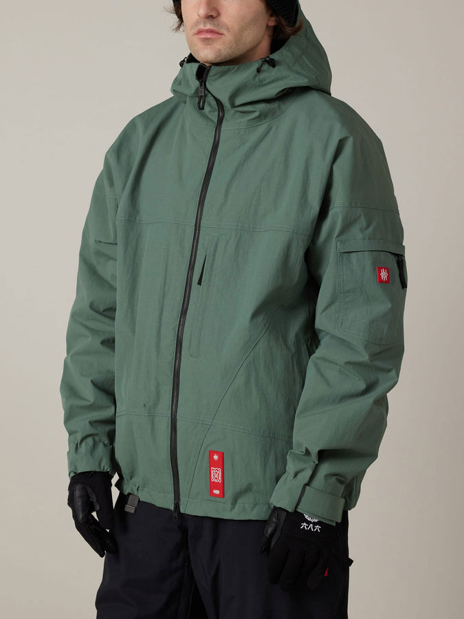 686 Dojo 2027 – Shell Jacket | FADED GREEN CRINKLE (FGCK)