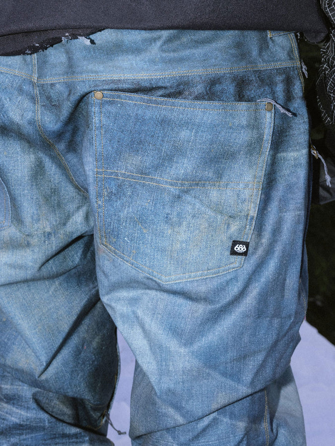 686 Deconstructed Denim Insulated 2027 – Insulated Pants | INDIGO DENIM (IDGD)