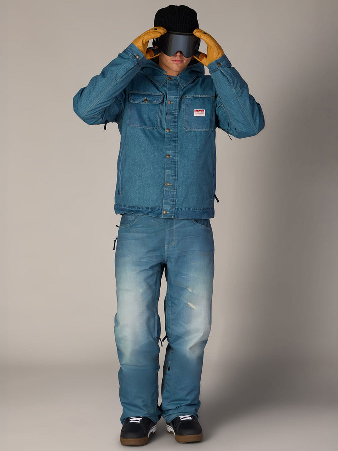 686 Deconstructed Denim Insulated 2027 – Insulated Pants | INDIGO DENIM (IDGD)