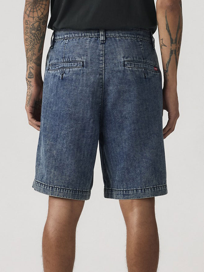 Levis Baggy Pleated Bluebs Indigo Hbone Shorts Spring 2026 | BLUEBS INDIGO HBONE (0002)