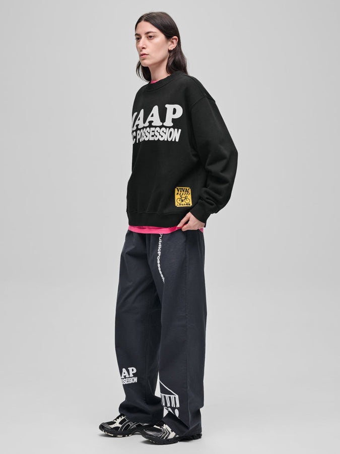 Maap x Public Possession Crewneck Sweatshirt Fall 2026 | BLACK