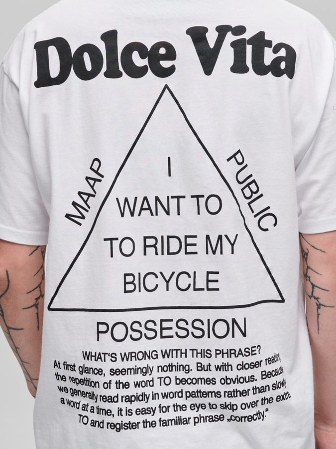 Maap x Public Possession T-Shirt Fall 2026 | WHITE