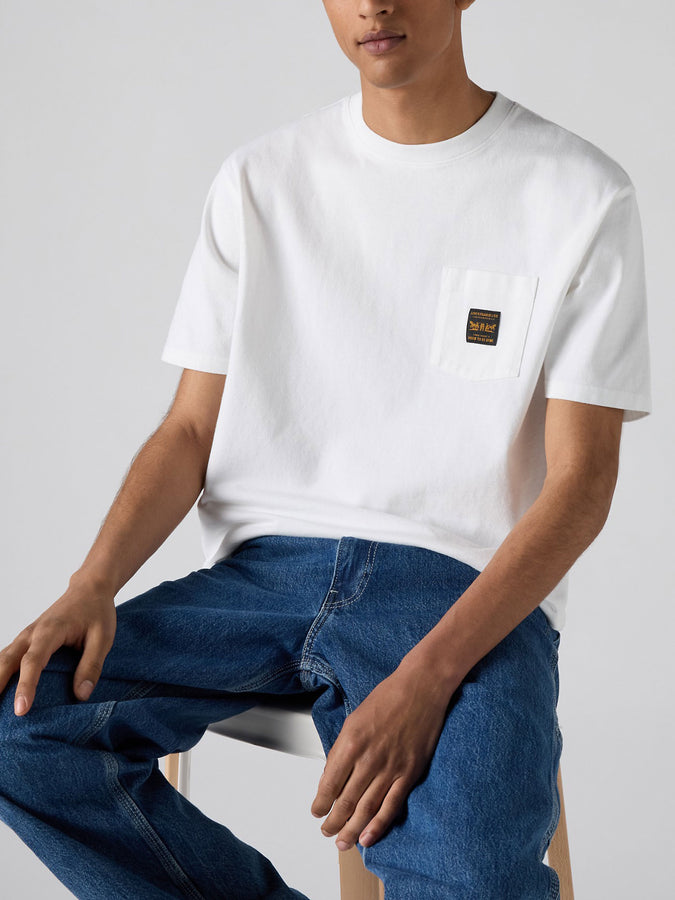 Levis Workwear Pocket Bright White T-Shirt Fall 2026 | BRIGHT WHITE (0008)