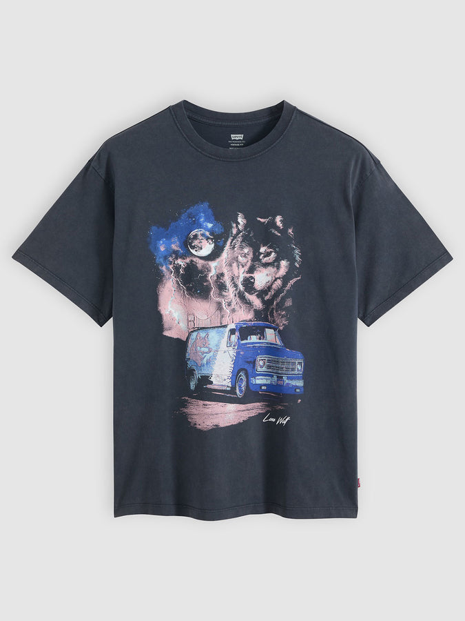 Levis Vintage Fit Graphic Lone Wolf Navy T-Shirt Fall 2026 | NIGHTFALL NAVY (0461)