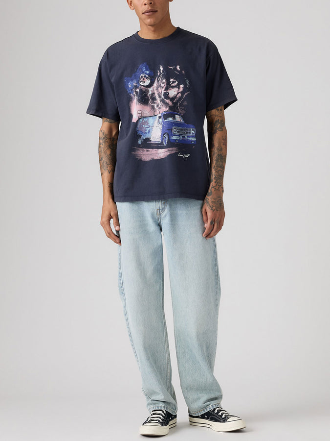 Levis Vintage Fit Graphic Lone Wolf Navy T-Shirt Fall 2026 | NIGHTFALL NAVY (0461)