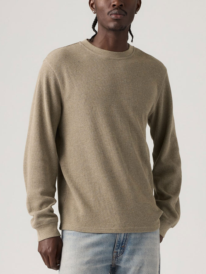 Levis Standard Thermal Brindle Heather L/S T-Shirt Fall 2026 | BRINDLE HEATHER (0116)