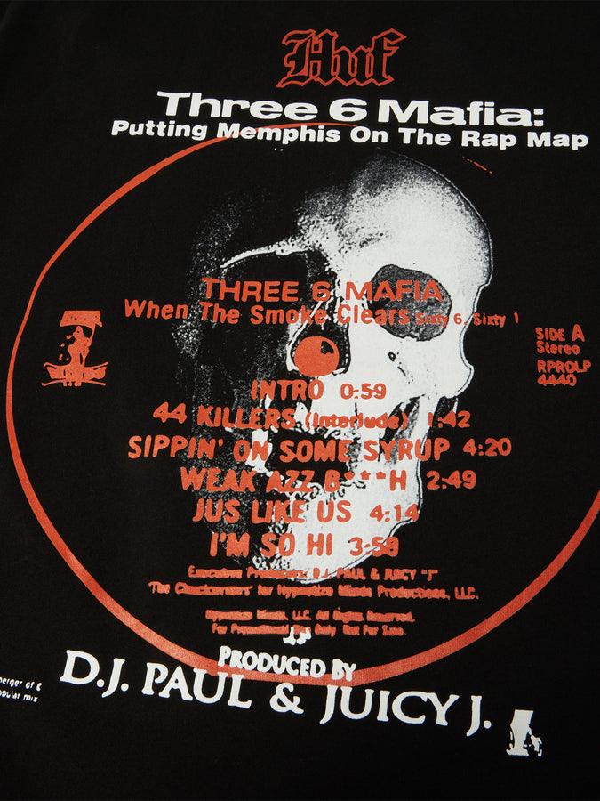 Huf x Three 6 Mafia Mystic Styles T-Shirt Holiday 2026 | BLACK