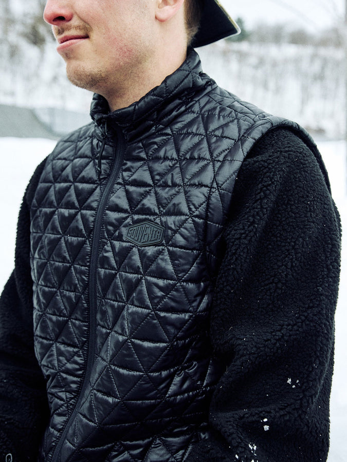 Souvenir Convertible Micro Puffer Jacket Winter 2026 | BLACK