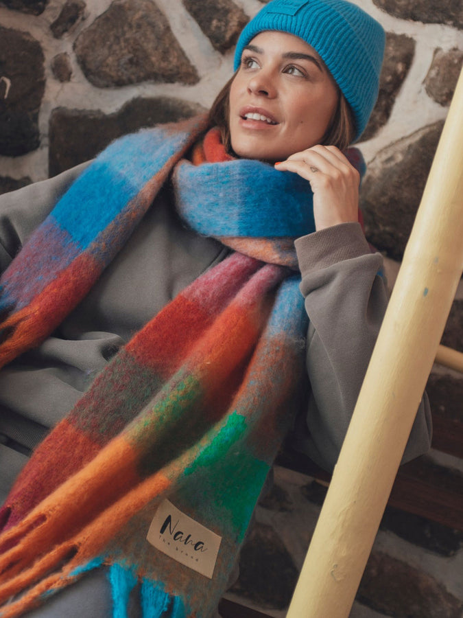 Nana The Brand Geneve Scarf | MULTI RED