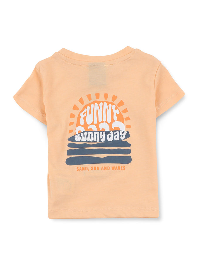 Northcoast Print T-Shirt Summer 2026 | CREAM BLUSH