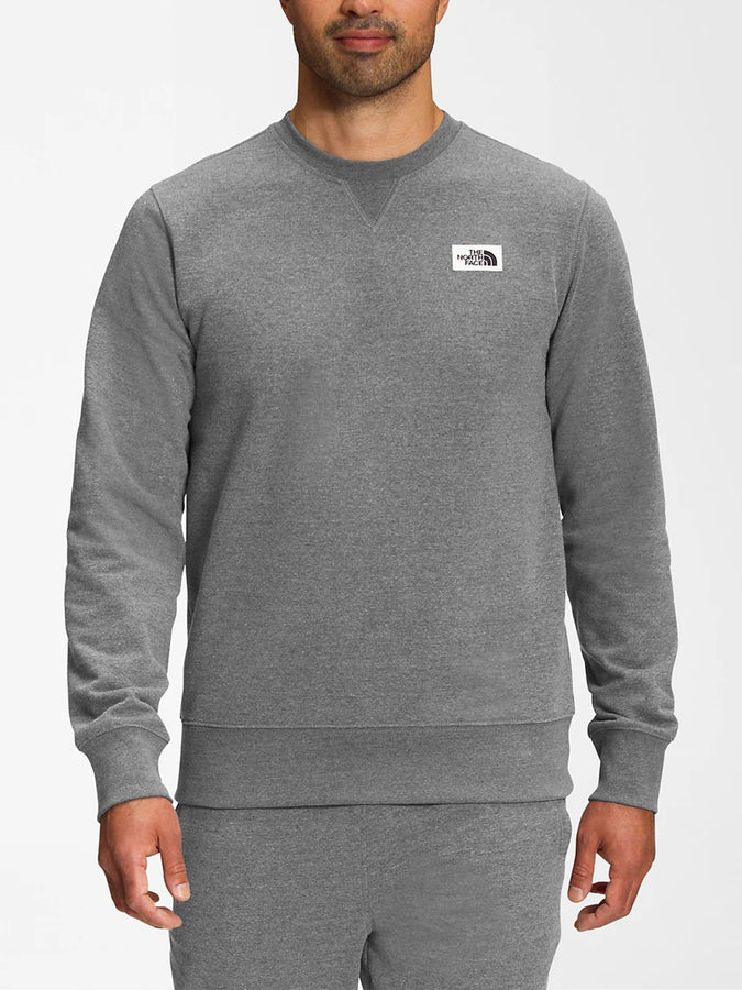 The North Face Heritage Patch Crewneck Sweatshirt | TNF MEDIUM GREY HTR (DYY)