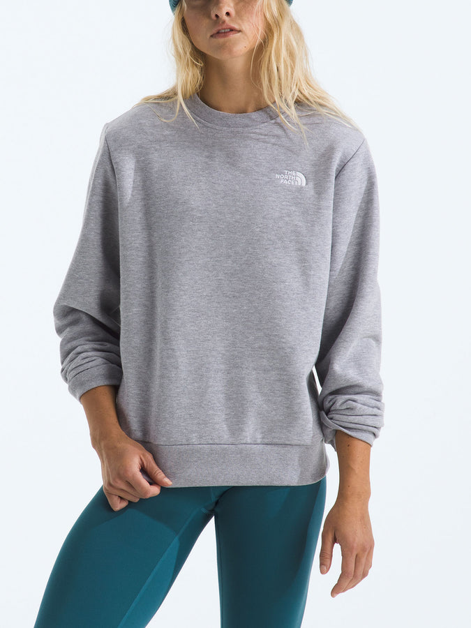 TNF Evolution Simple Dome Oversized Crewneck Sweatshirt | TNF PALE GREY HEATHER (CQO)