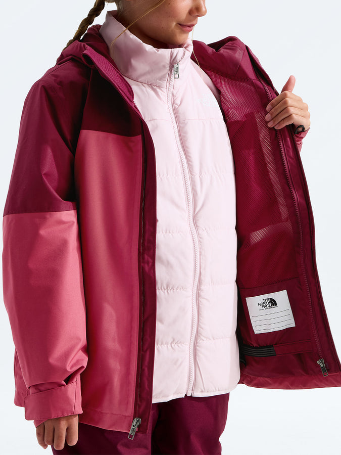 The North Face Triclimate™ 3-N-1 2027 Insulated Jacket Youth | BURGUNDY CRUSH/FRMT CLAY (RGV)