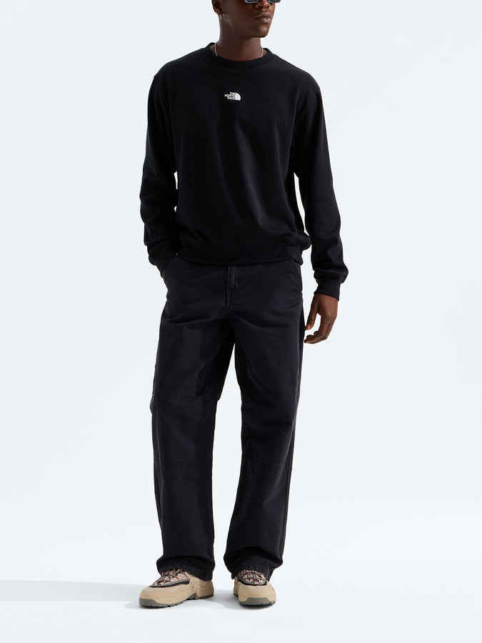 The North Face Double Knit Crewneck Sweatshirt Fall 2026 | TNF BLACK (JK3)