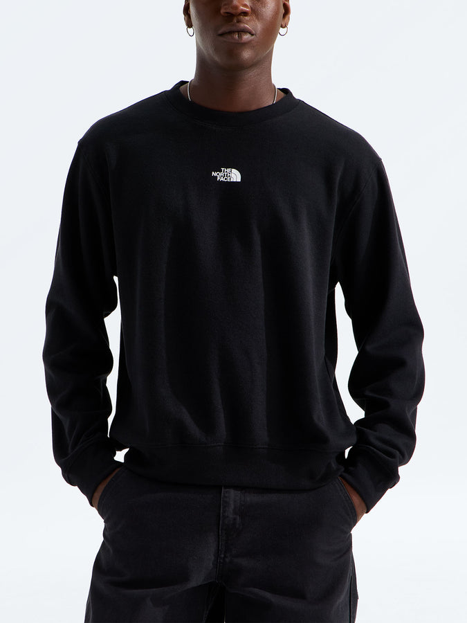 The North Face Double Knit Crewneck Sweatshirt Fall 2026 | TNF BLACK (JK3)
